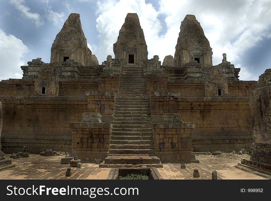 Entrance to a Temple Ruin in Angkor