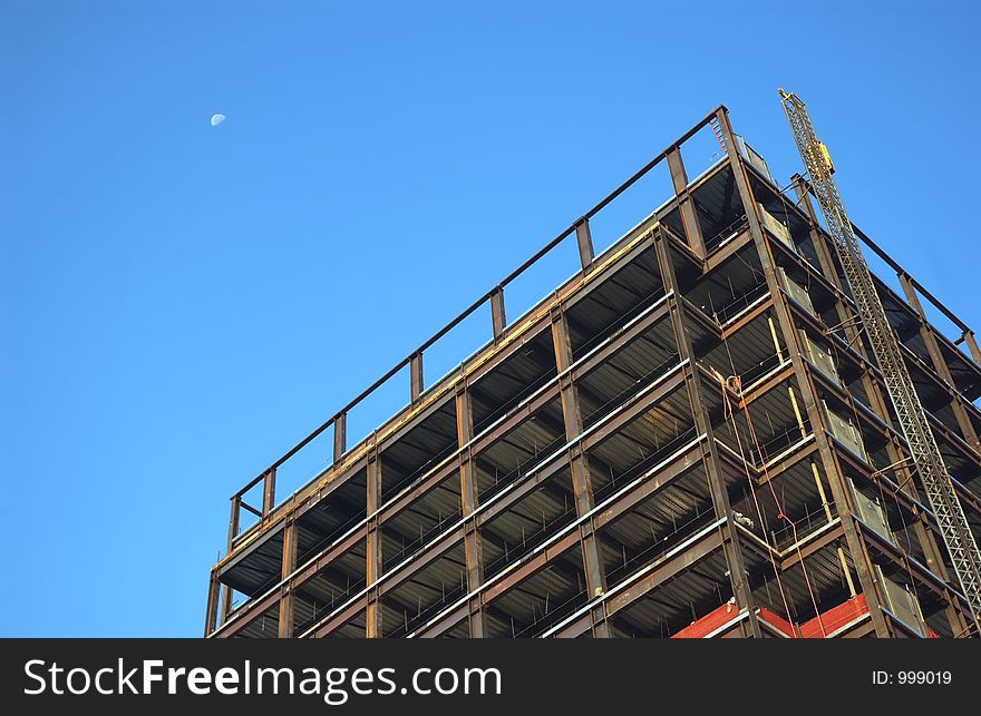 Corporate building under construction