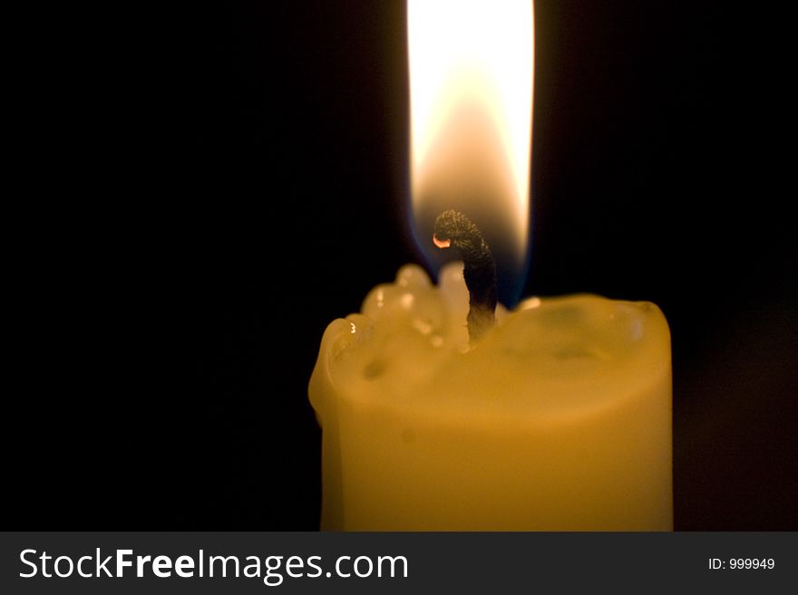 Candle in the dark