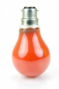 Colored Light Bulbs Royalty Free Stock Images