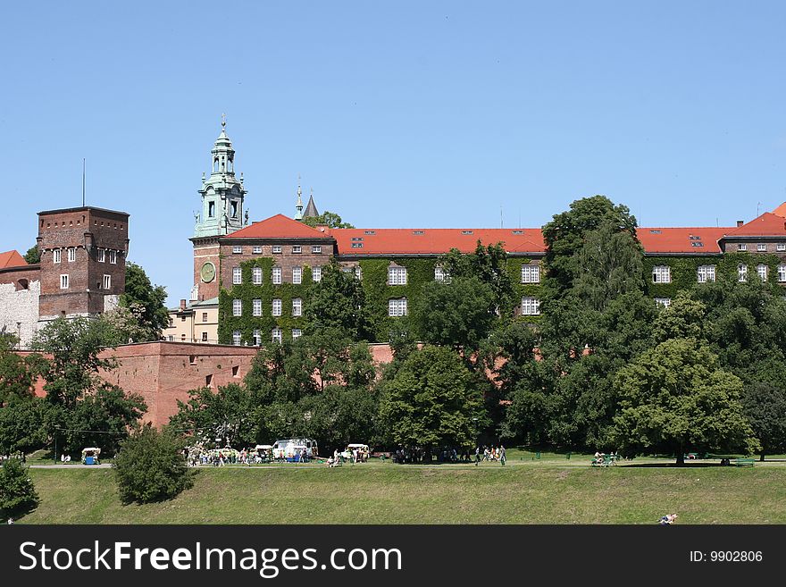 Wawel royal castle, krakow, poland