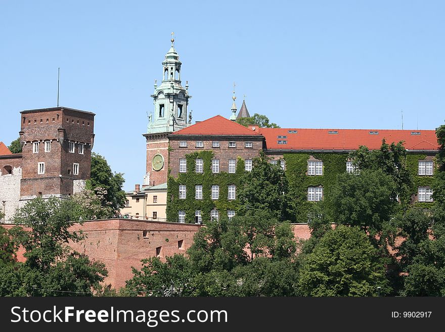 Old renaissance castle in poland, one of the most popular. Old renaissance castle in poland, one of the most popular
