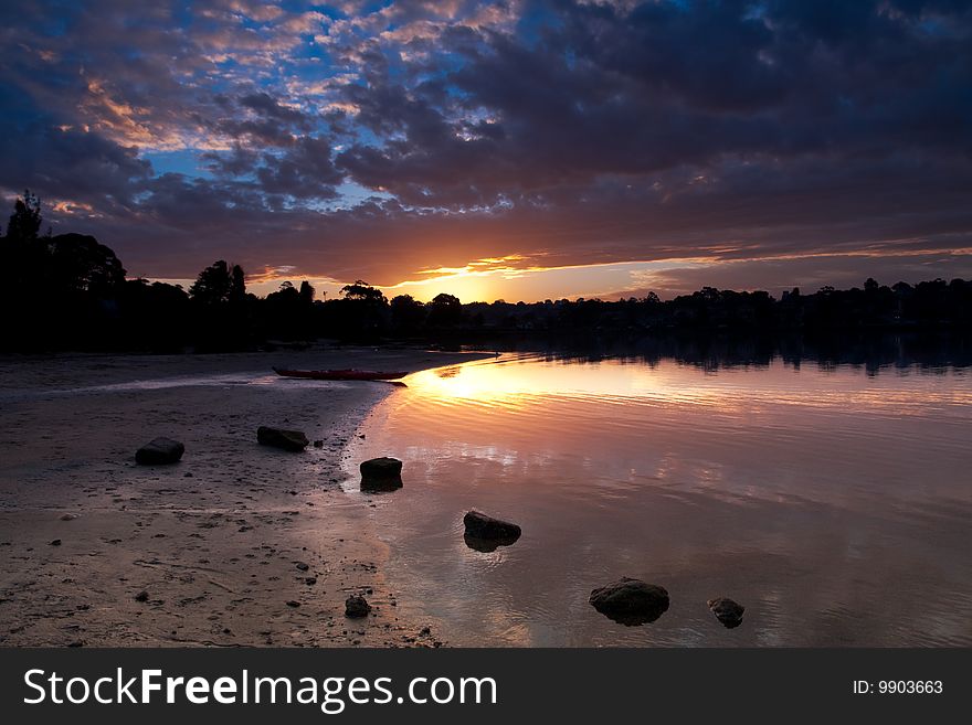 Sunset Over Iron Cove, Sydney