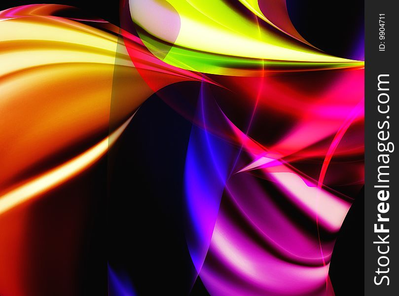 Colorful abstract 3d background illustration. Colorful abstract 3d background illustration
