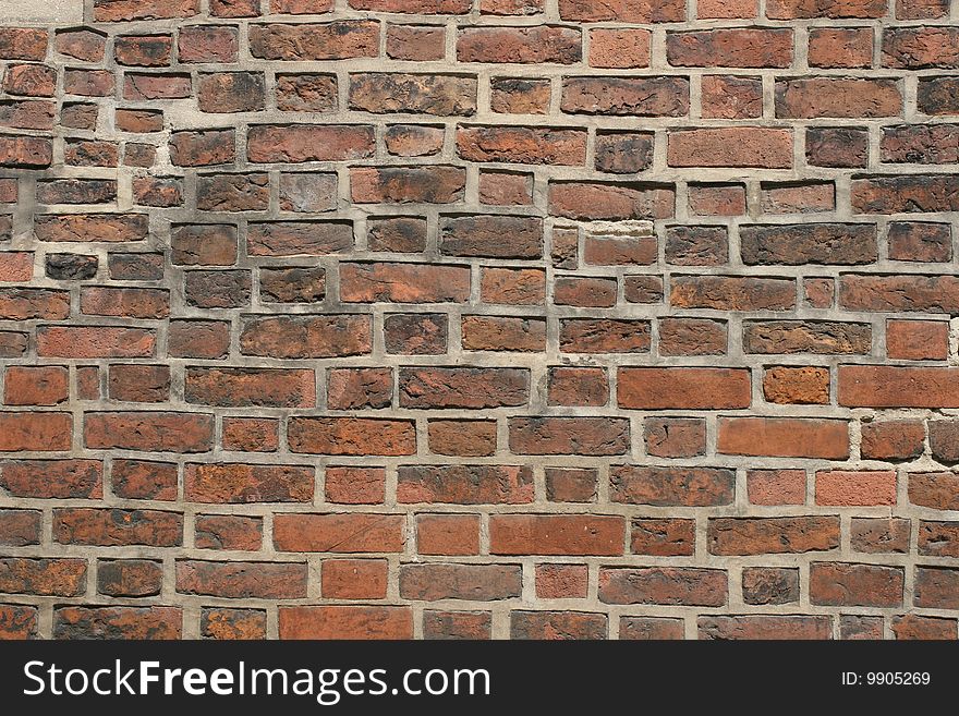 Brick Wall And Grout Texture