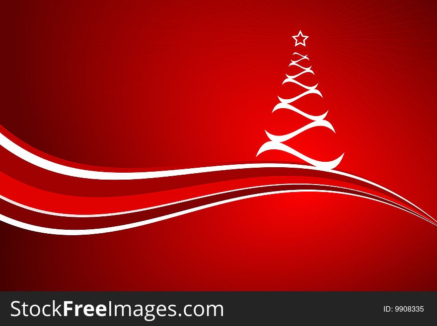 Vector illustration of Christmas Tree