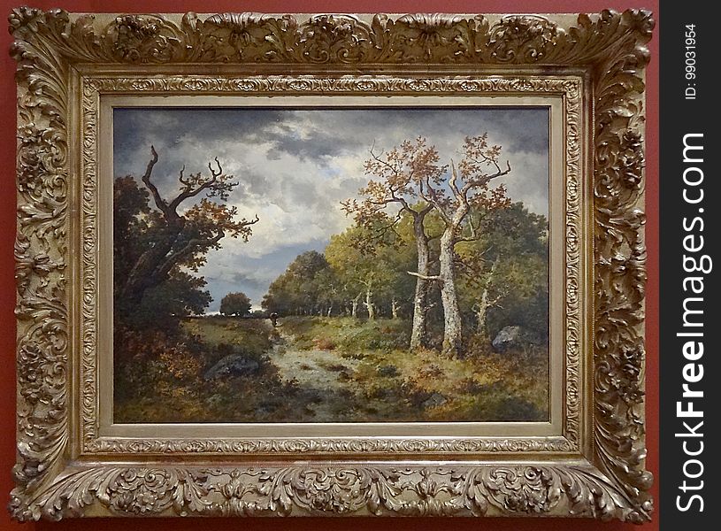 &#x22;Lisière de forêt&#x22;, Narcisse Diaz de la Pena, 1871.