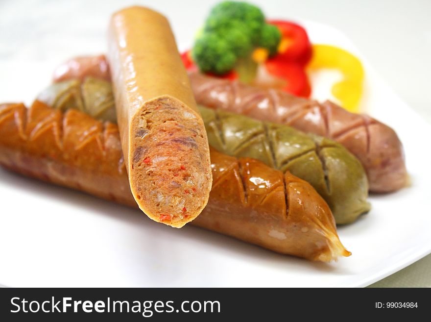 Sausage, Frankfurter WÃ¼rstchen, Breakfast Sausage, Mettwurst