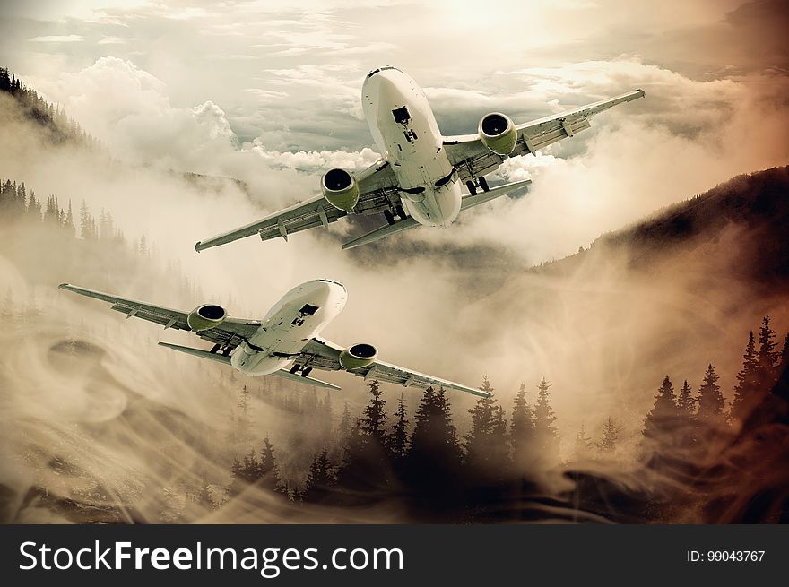 Airplane, Aircraft, Aviation, Sky