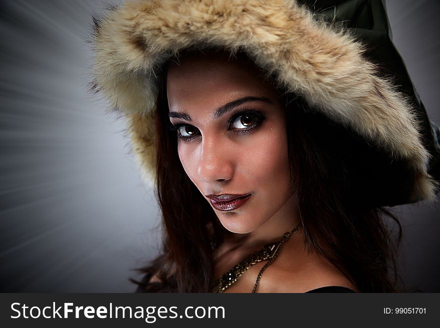 Fur Clothing, Beauty, Fur, Model