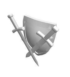 Shield And Swords. Stock Photos