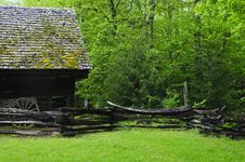 Barn In Forest Stock Images Barn In Forest Stock Images