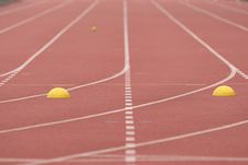 Running Track Royalty Free Stock Image