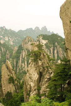 Divine Mountain Landscape In China Stock Image