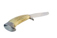 Handmade Knife (with Clipping Path) Royalty Free Stock Photo Handmade Knife (with Clipping Path) Royalty Free Stock Photo