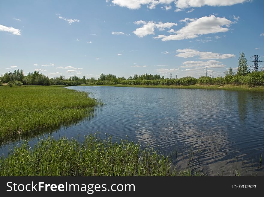 Sources of the of the taiga rivers of the Siberian edge. Sources of the of the taiga rivers of the Siberian edge