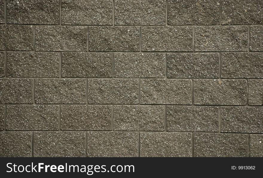 Wall of dwelling-house with texture coverage