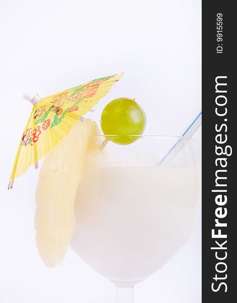 Alcohol Drink on white background