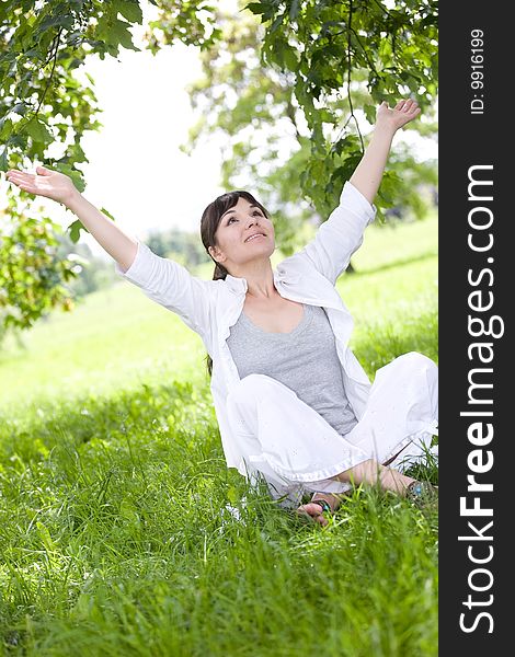 Woman In Park