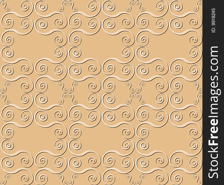 Seamless Curly Pattern