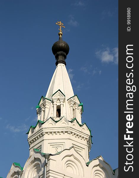 Bell tower in Trinity monastery, Murom, Russia