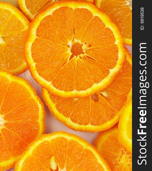 Background make with fresh oranges. Background make with fresh oranges