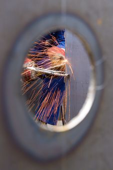 Metal Cutting Royalty Free Stock Images Metal Cutting Royalty Free Stock Images