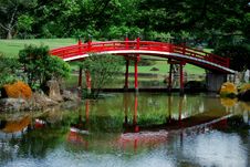 Singapore: Japanese Garden Bridge Royalty Free Stock Photos Singapore: Japanese Garden Bridge Royalty Free Stock Photos