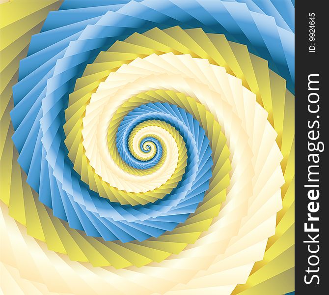 Color abstract spirals vortex  background.