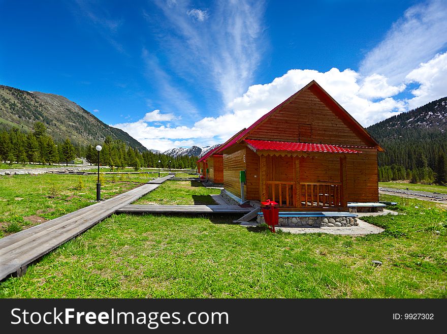 House in mountains