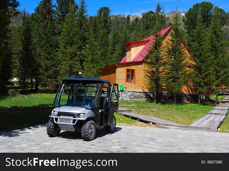 House in mountains