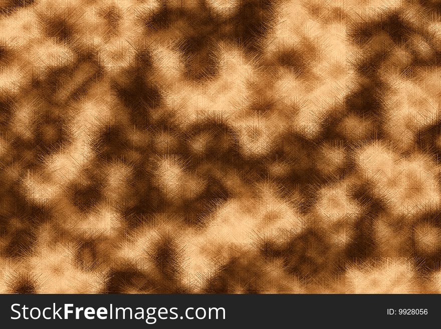 Computer generated illustration of animal hide