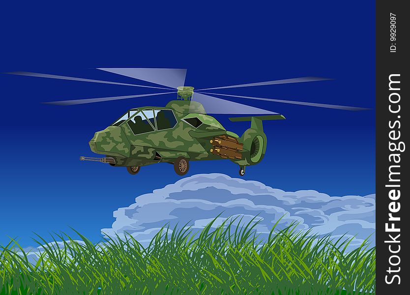 Armed Helicopters-illustration