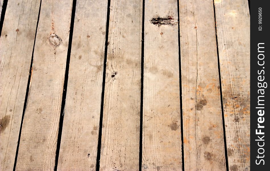 Old wooden floor texture to background