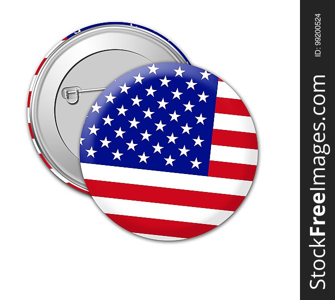 Font, Flag Of The United States, Circle