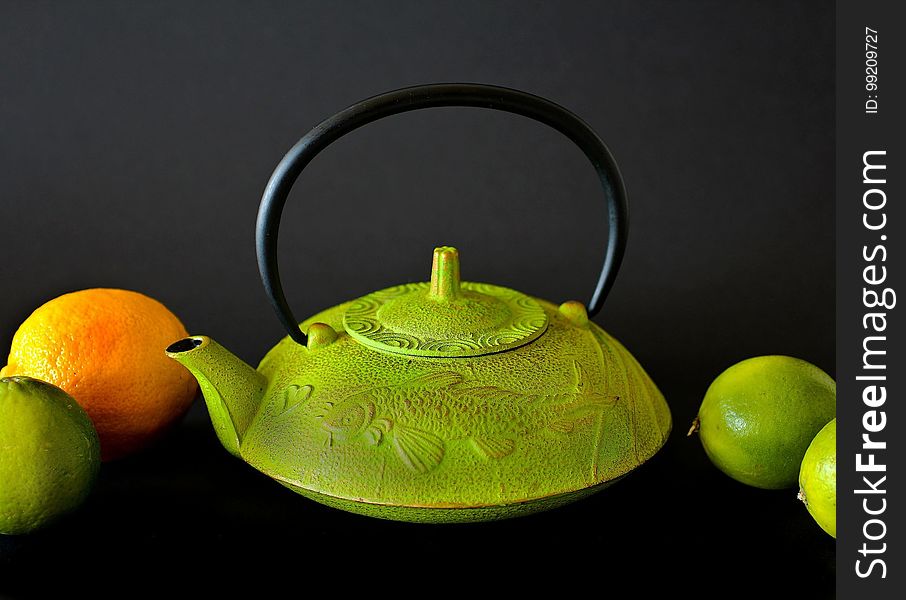 Teapot, Green, Tableware, Still Life Photography