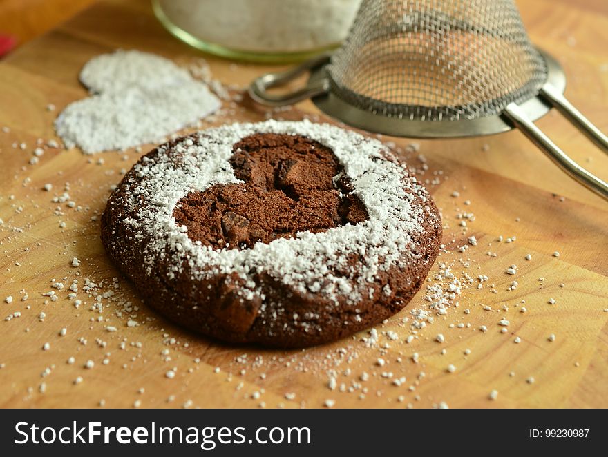 Powdered Sugar, Flourless Chocolate Cake, Baking, Chocolate Brownie