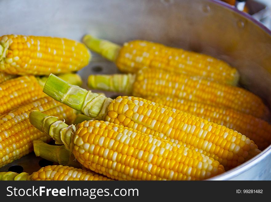 Sweet Corn, Corn On The Cob, Vegetarian Food, Maize