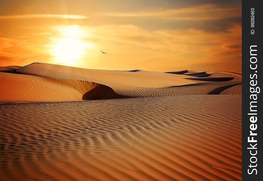 Erg, Desert, Sky, Singing Sand