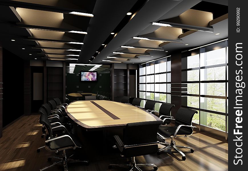 Interior Design, Conference Hall, Office, Ceiling
