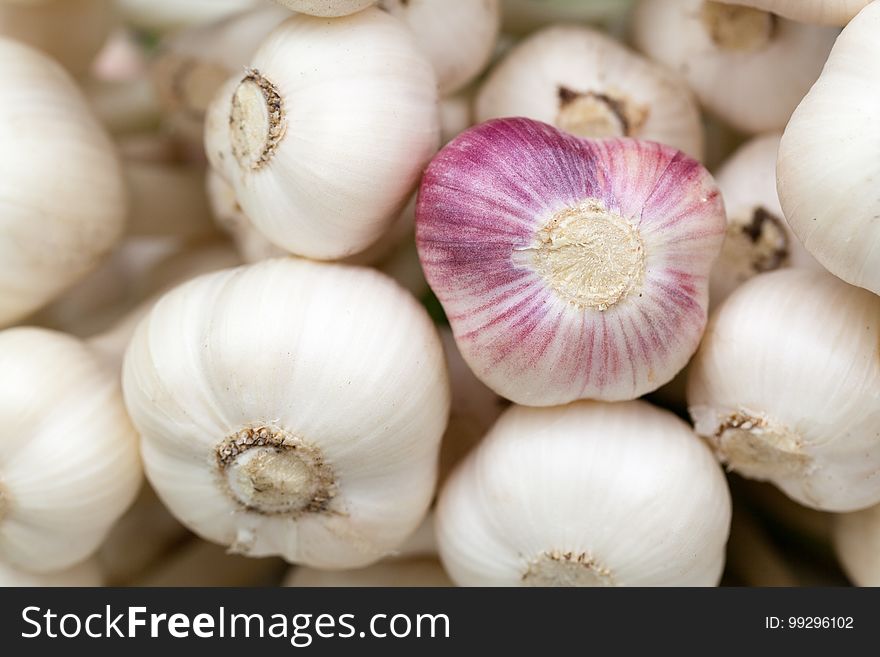 Garlic, Vegetable, Produce, Food
