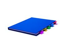 Notepad With Bookmarks Royalty Free Stock Photos Notepad With Bookmarks Royalty Free Stock Photos