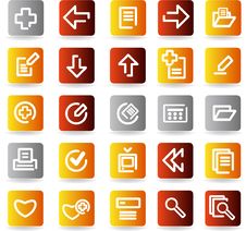 Vector Icons Set. Stock Images