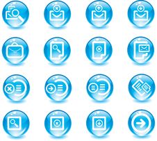 Vector Icons Set. Royalty Free Stock Images