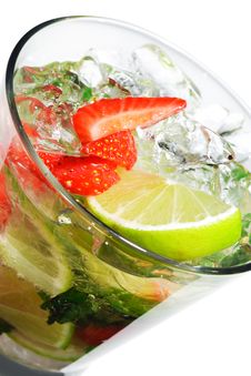 Cocktail - Berry Mojito Royalty Free Stock Image Cocktail - Berry Mojito Royalty Free Stock Image