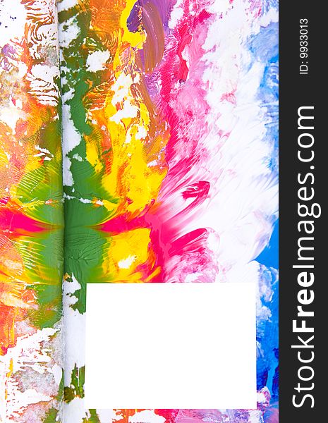 Abstract modern colorful paint texture