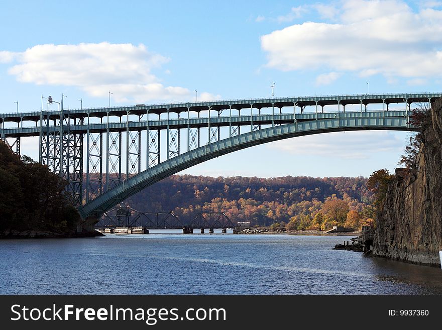 Bridge in Manhattan New York