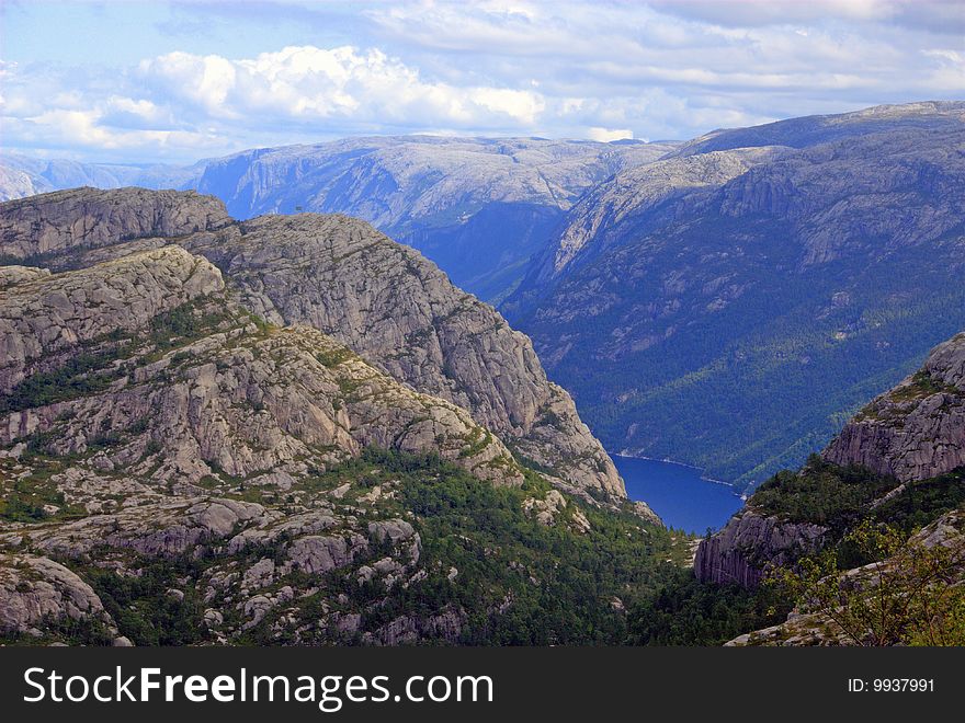 Beautiful view of the Norwegian fjord - Northern Europe. Beautiful view of the Norwegian fjord - Northern Europe