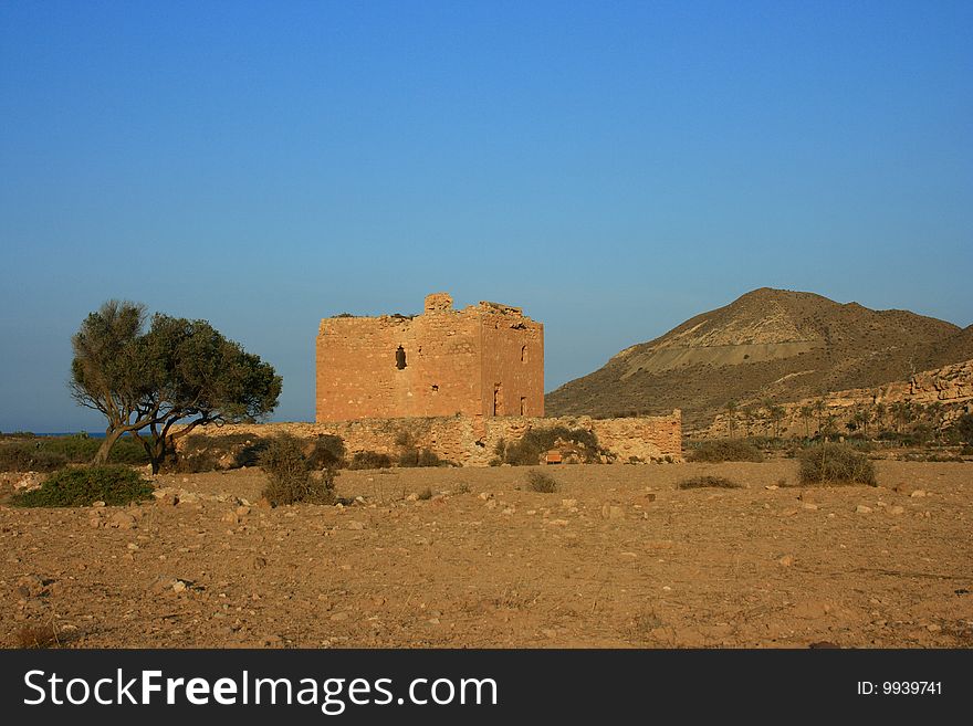 An old fortress in Spain. An old fortress in Spain
