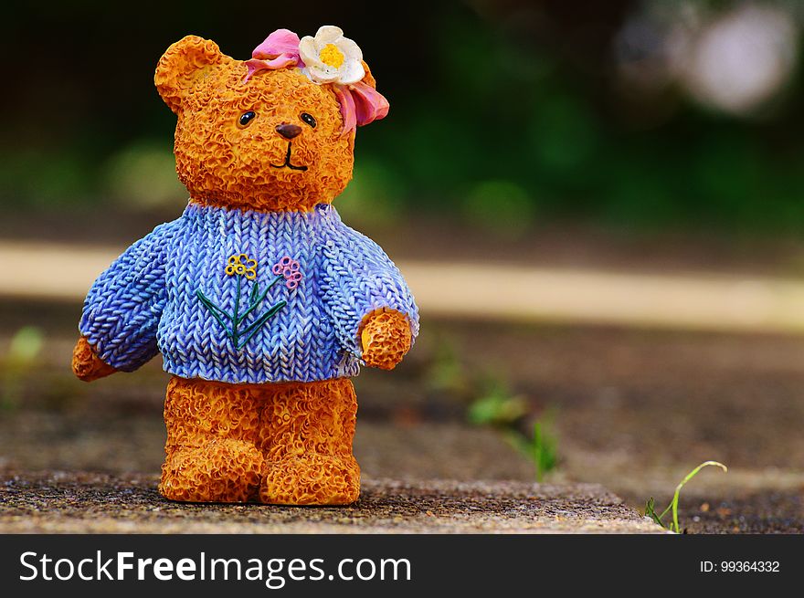Teddy Bear, Stuffed Toy, Toy, Snout